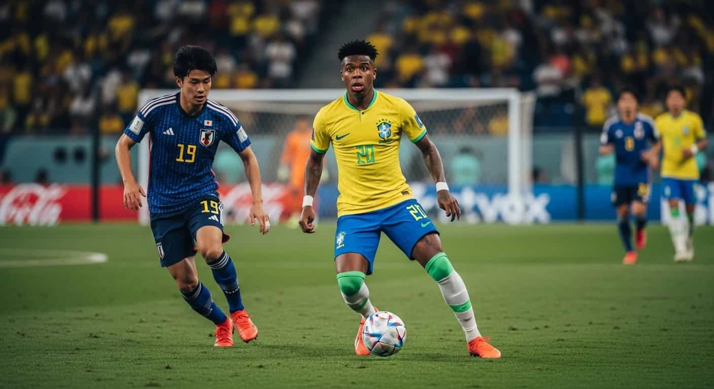 Japonia podejmie Brazylię w meczu towarzyskim - Ancelotti testuje nowe ustawienie z Viníciusem