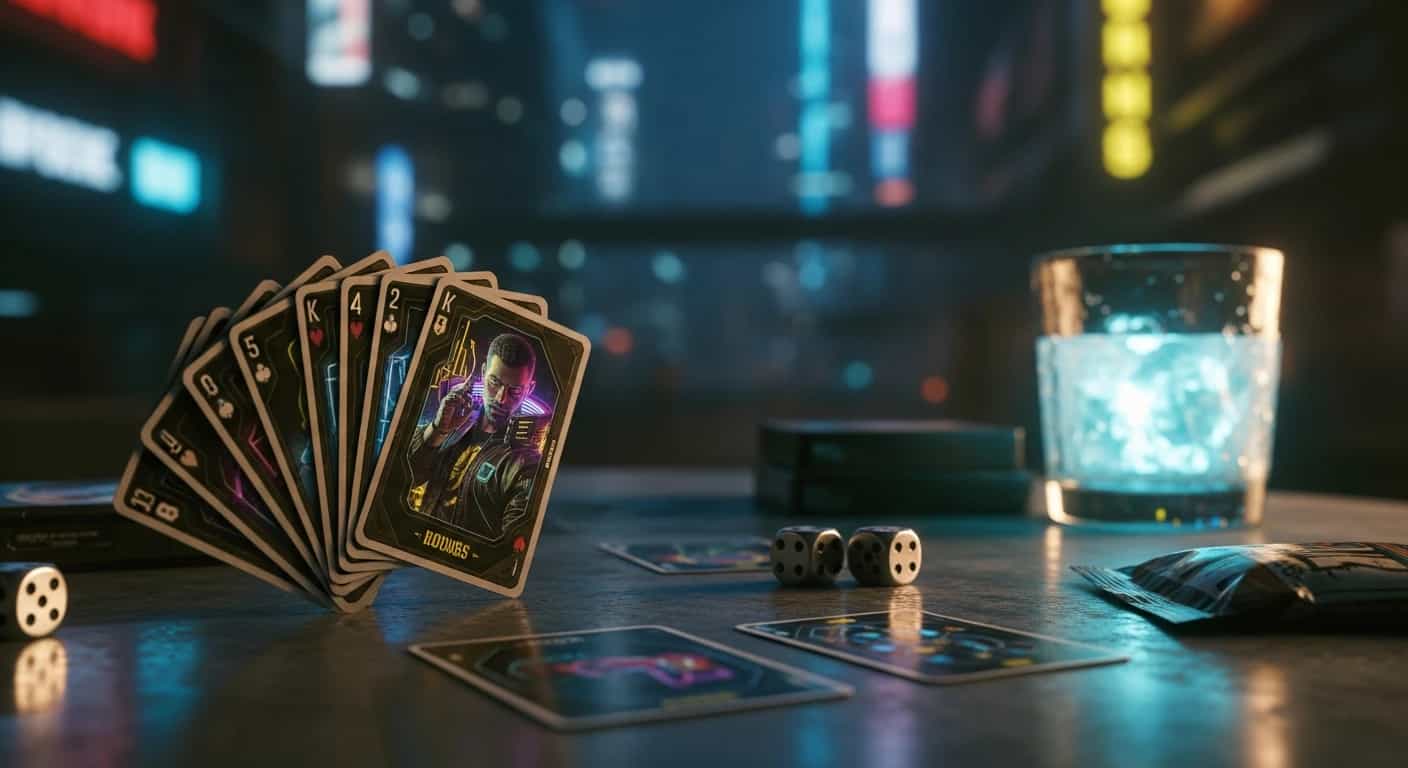 Tajemnicza gra karciana Cyberpunk 2077 po dwóch latach prac ujrzy światło dzienne