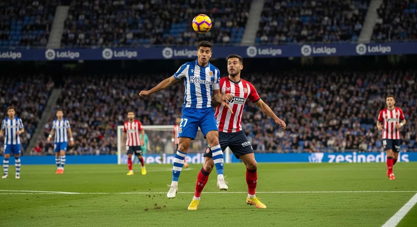 Real Sociedad podejmuje Gironę w kluczowym starciu La Liga