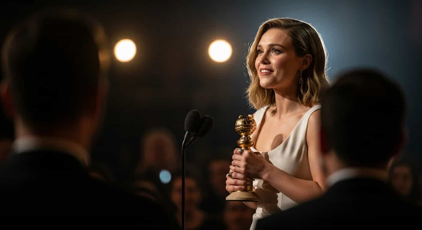 Jessie Buckley zdobyła Złoty Glob i podziękowała polskiej ekipie filmowej