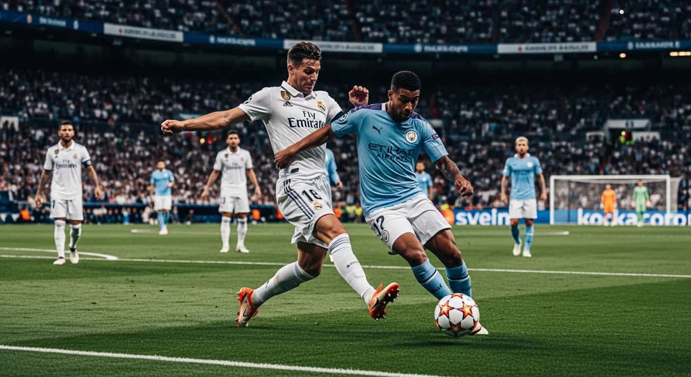 Real Madryt podejmuje Manchester City w kluczowym starciu Ligi Mistrzów