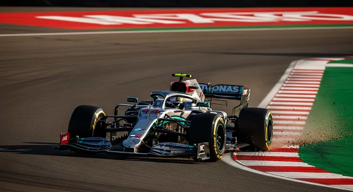 Lewis Hamilton otrzymał 10-sekundową karę na Grand Prix Meksyku za wykorzystanie drogi ucieczki