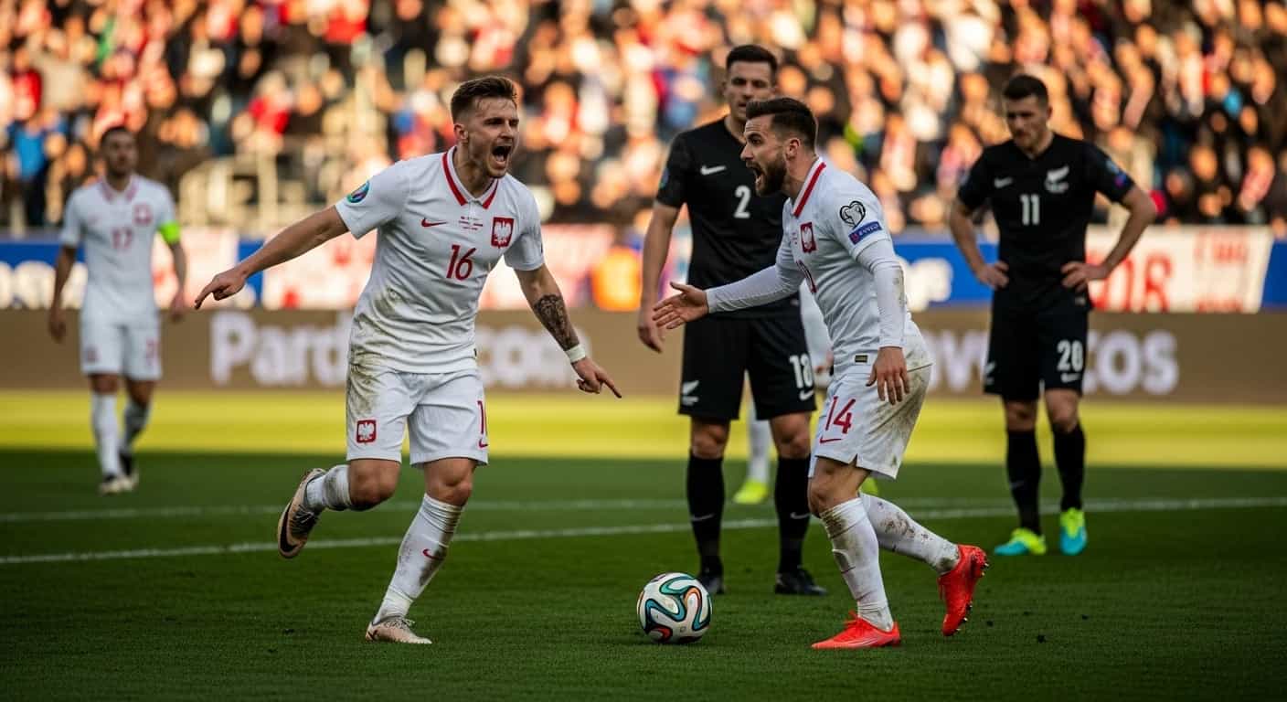 Polska - Nowa Zelandia: Oceny zawodników po skromnym zwycięstwie 1:0
