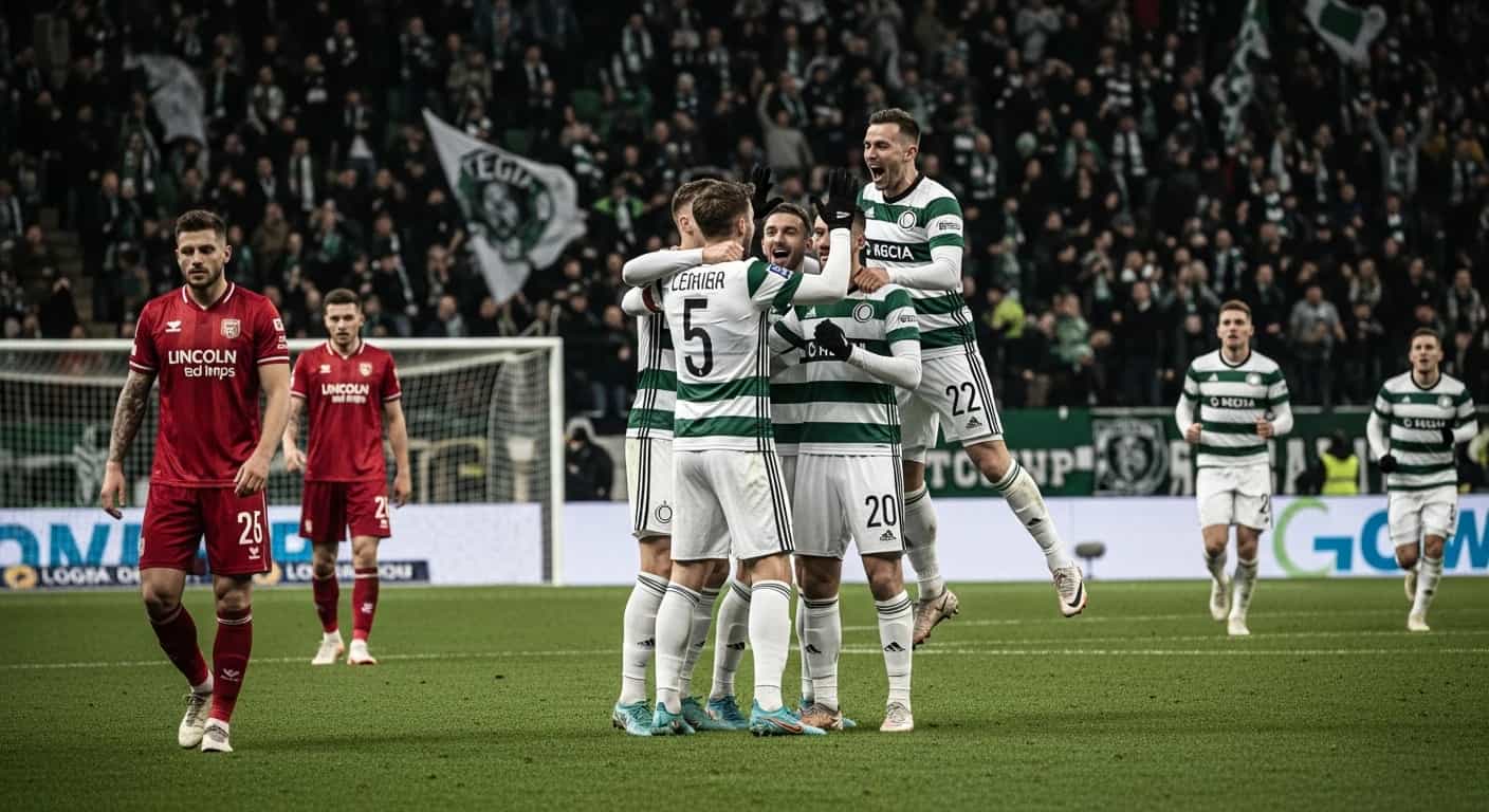 Legia Warszawa kończy fazę grupową Ligi Konferencji efektowną wygraną z Lincoln Red Imps