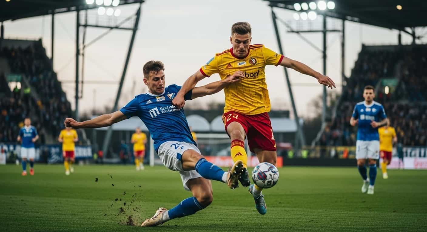 Lech Poznań remisuje z Jagiellonią Białystok 2:2 w emocjonującym meczu Ekstraklasy