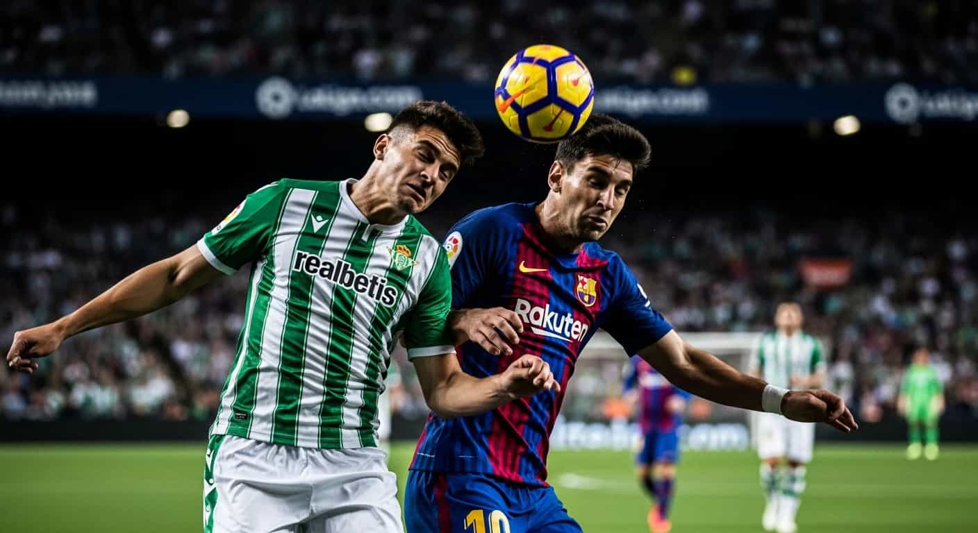 Real Betis remisuje z FC Barceloną w dramatycznym meczu LaLigi