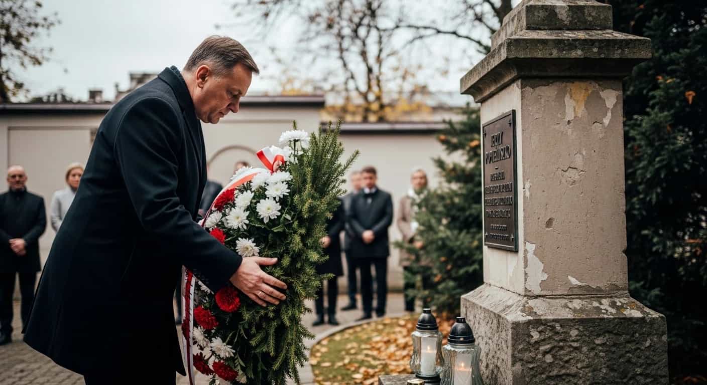 Prezydent Nawrocki uczcił pamięć błogosławionego księdza Jerzego Popiełuszki w 41. rocznicę śmierci