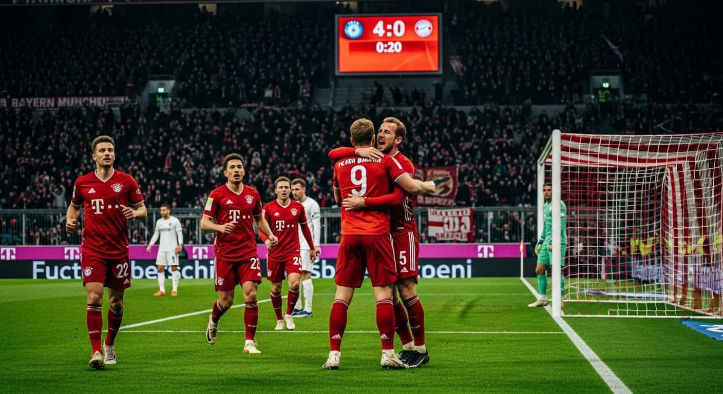 Bayern Monachium zdobywa mistrzostwo jesieni po zwycięstwie 4:0 z Heidenheim