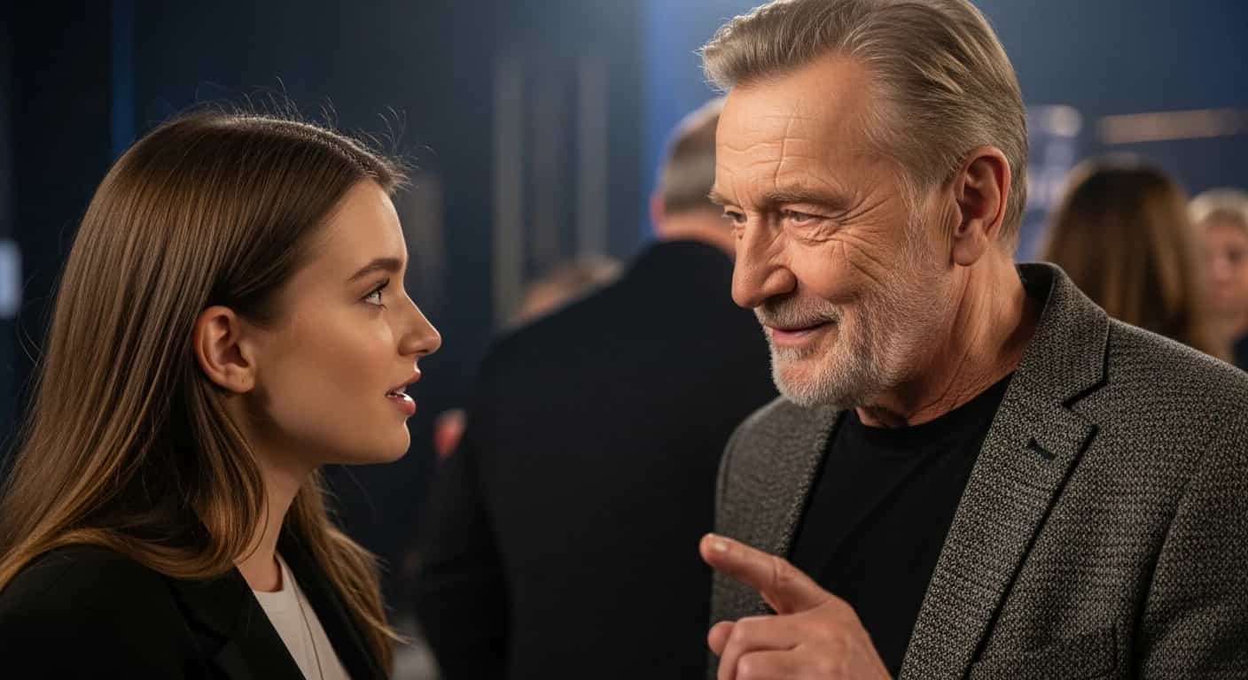 Daniel Olbrychski zachwyca się młodą aktorką z serialu Na Wspólnej