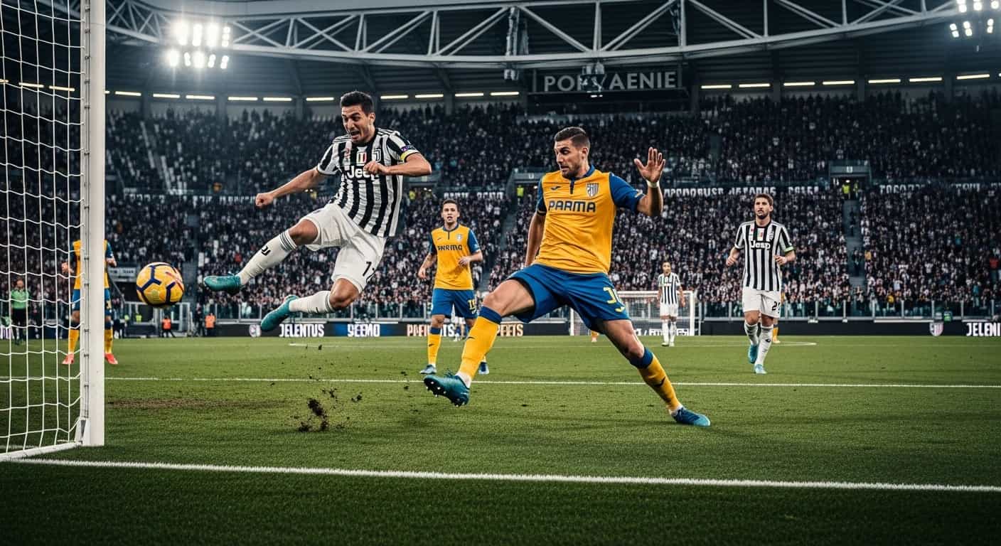 Juventus demoluje Parmę 4:1 w efektownym meczu Serie A