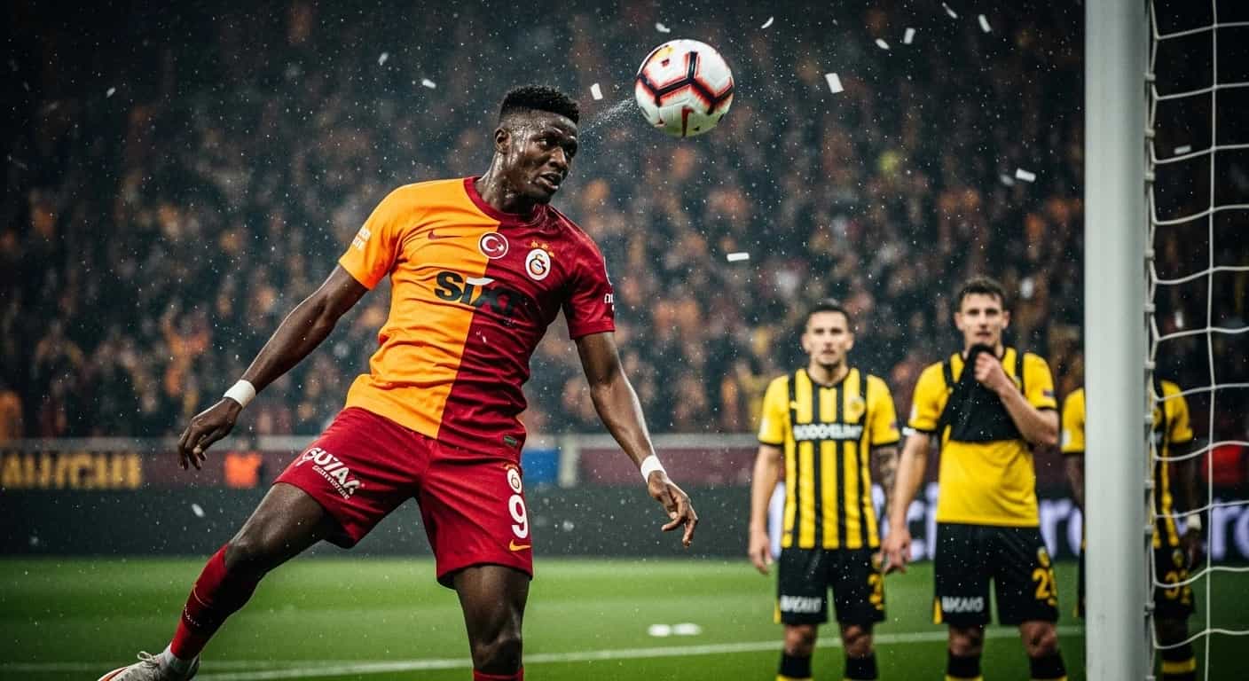Galatasaray pokonuje Bodo/Glimt dzięki dubletowi Osimhena w Lidze Mistrzów