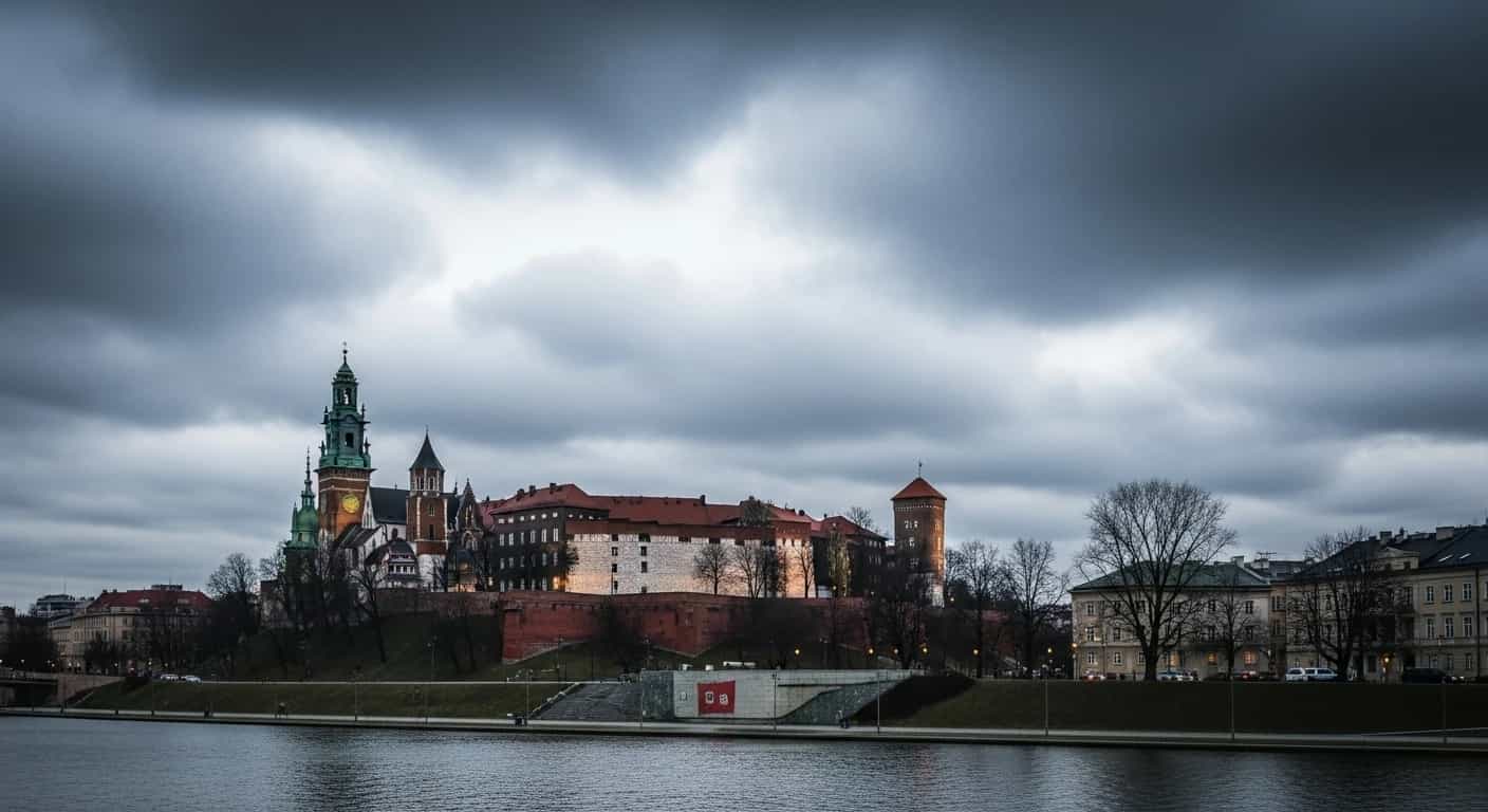 Prognoza pogody dla Krakowa - pochmurny wtorek i zmienne warunki w nadchodzących dniach
