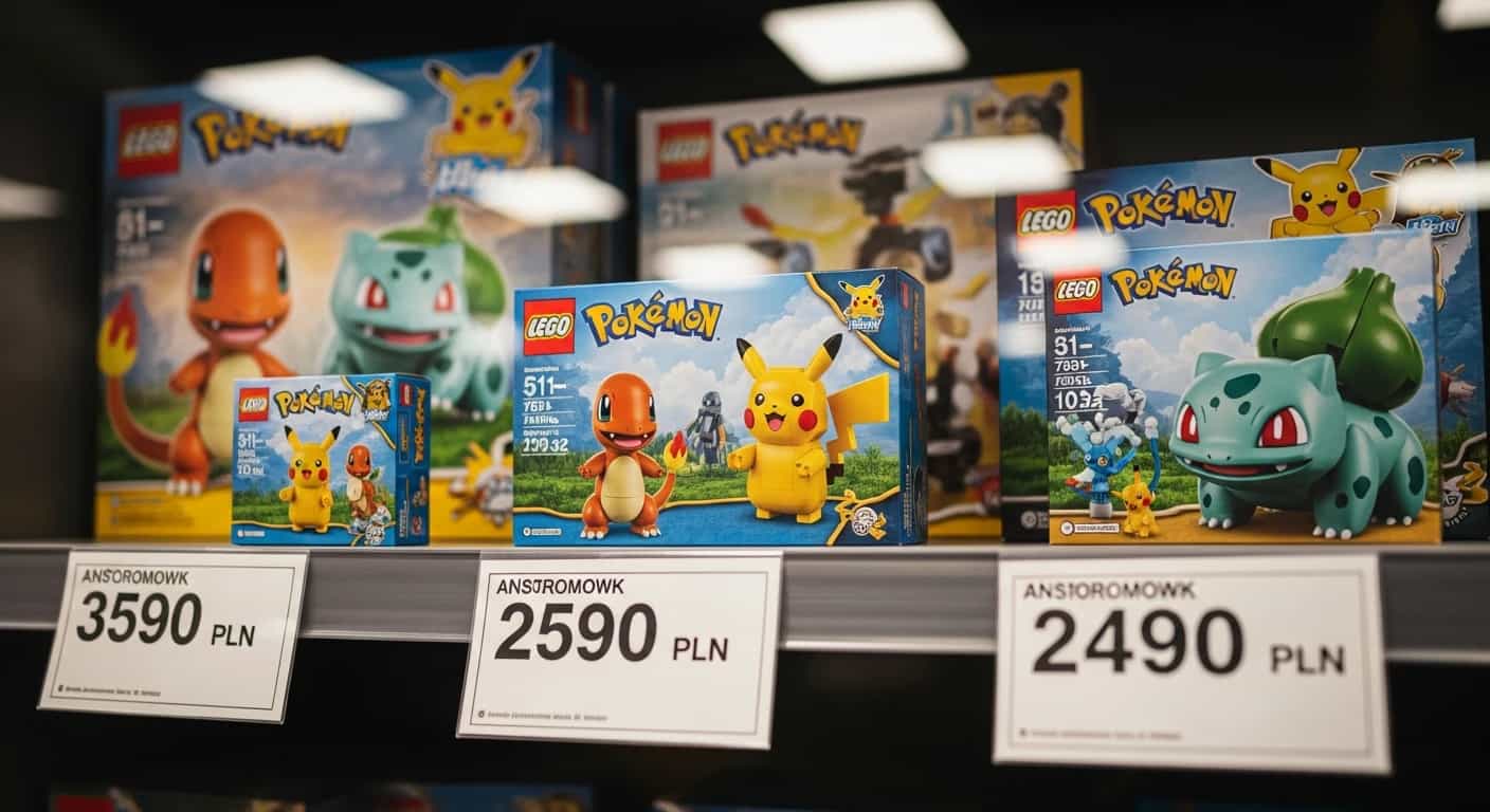 Pierwsze zestawy LEGO Pokémon debiutują z astronomicznymi cenami