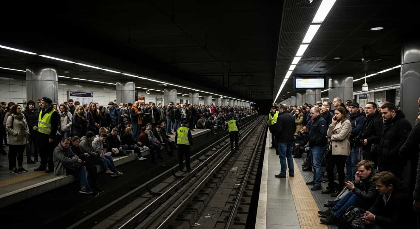 Awaria warszawskiego metra sparaliżowała ruch na linii M1
