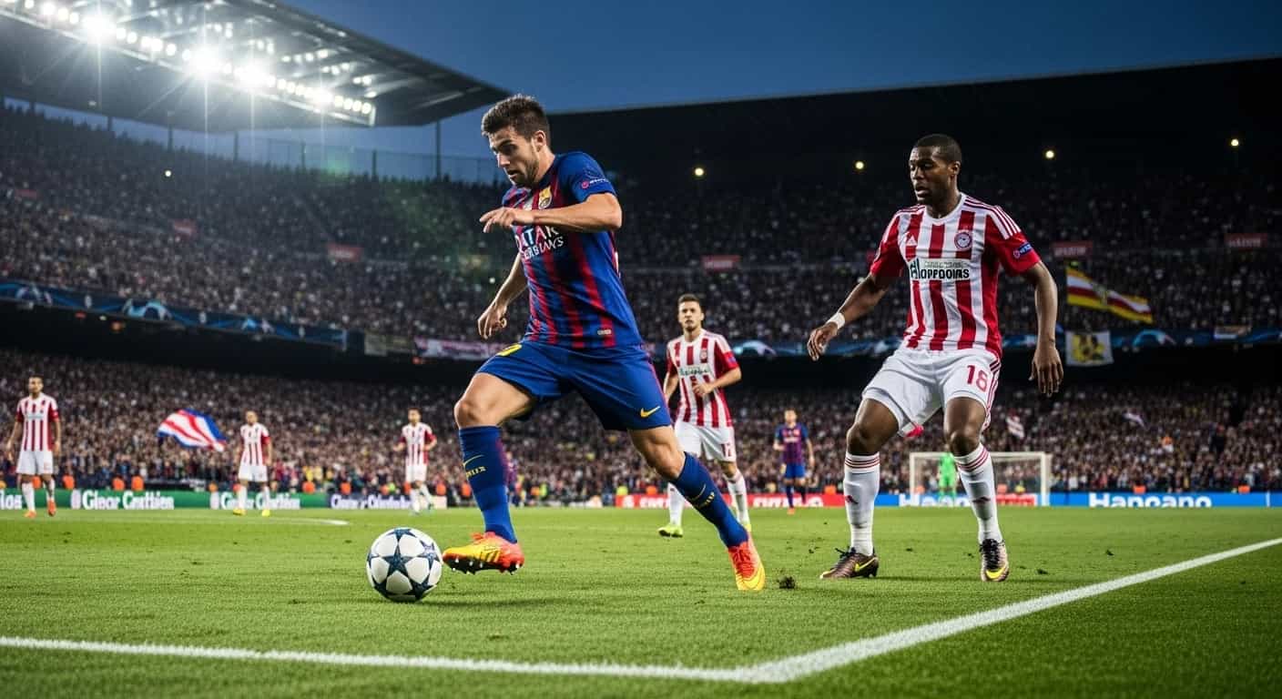 Barcelona podejmuje Olympiakos w trzeciej kolejce Ligi Mistrzów
