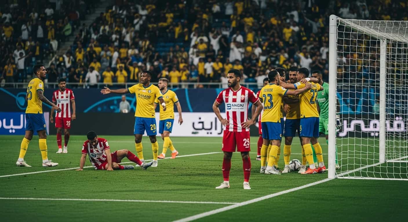 Al-Nassr pokonuje Al-Taawoun 1:0 dzięki samobójczemu golowi i utrzymuje presję na lidera