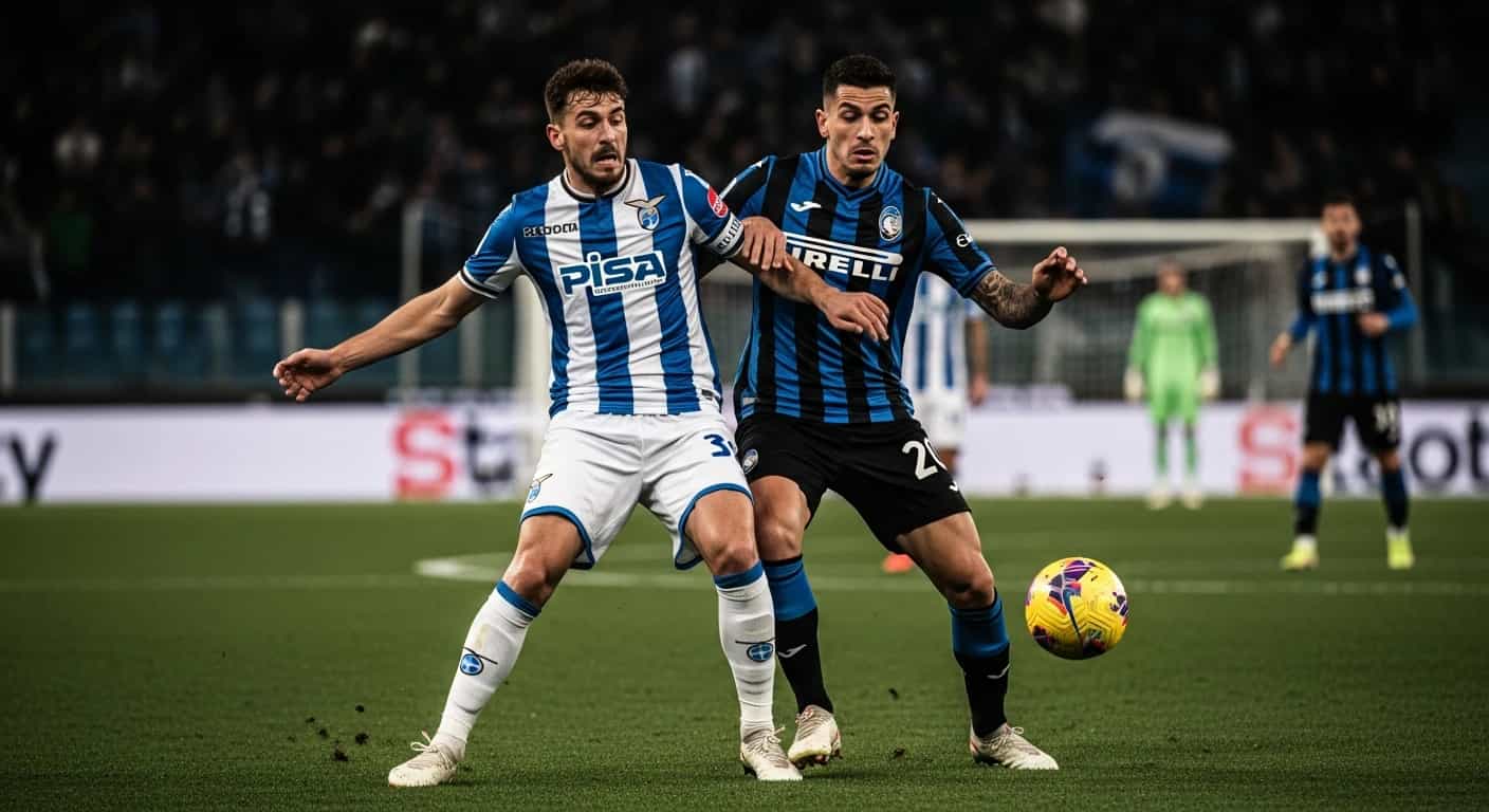 Pisa remisuje z Atalantą 1-1 w dramatycznym spotkaniu Serie A
