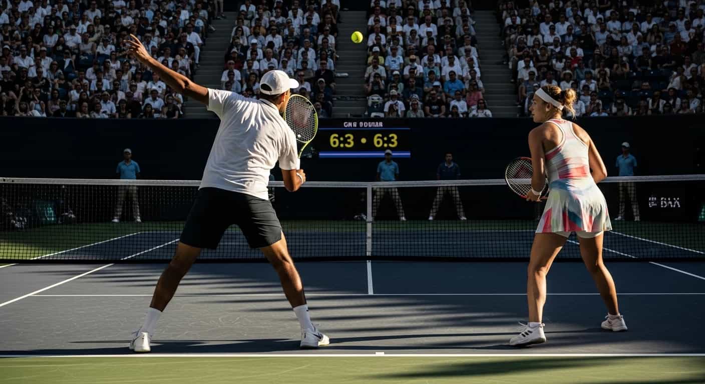 Kyrgios pokonał Sabalenkę w "Bitwie Płci" - kontrowersyjny mecz zakończony wynikiem 6:3, 6:3