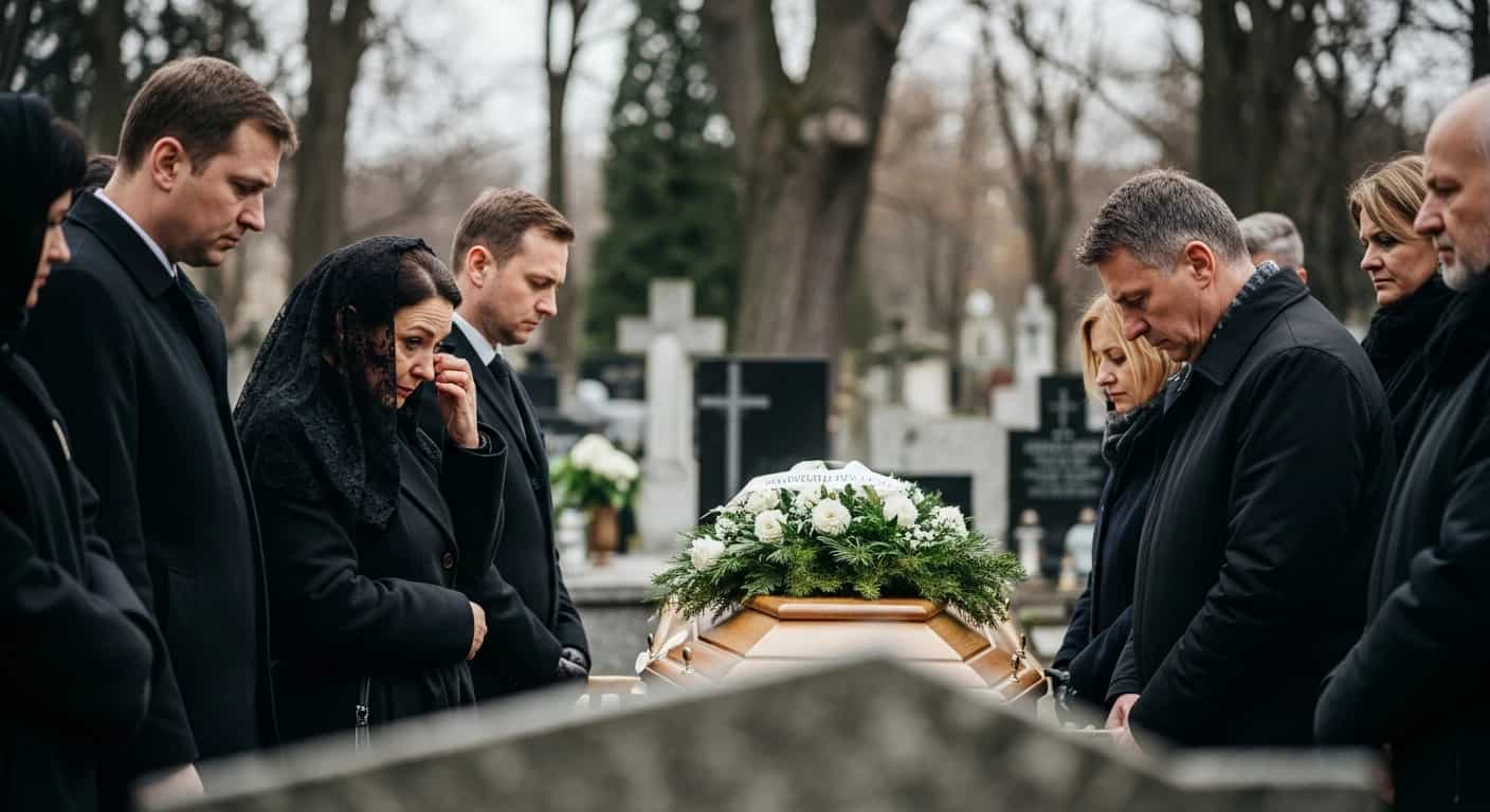 Ostatnie pożegnanie Magdy Umer na warszawskim cmentarzu