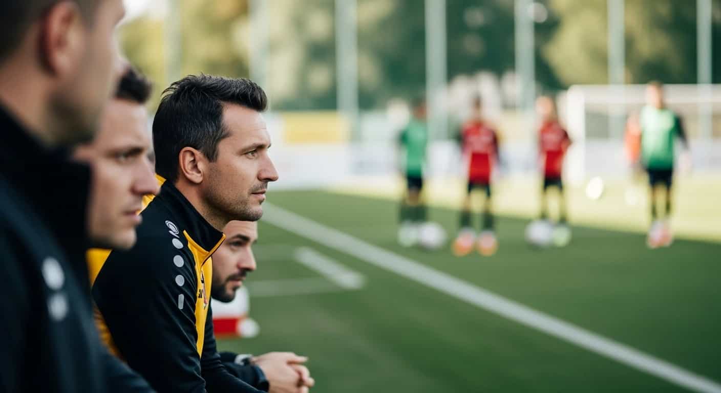 Mariusz Misiura obserwuje sparing Jagiellonii z LASK - trener lidera Ekstraklasy ocenia grę mistrzów Polski