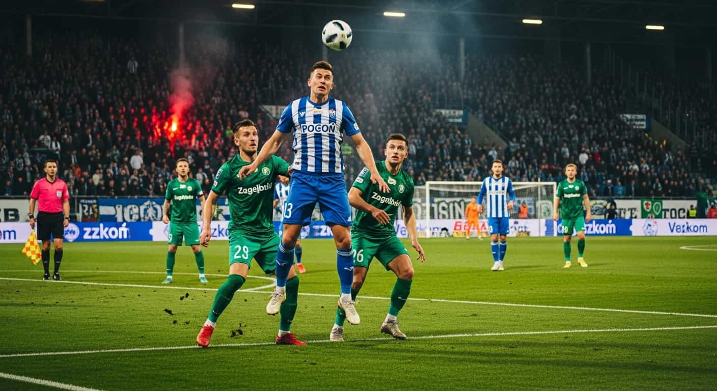 Pogoń Szczecin podejmuje Zagłębie Lubin w kluczowym meczu 16. kolejki Ekstraklasy