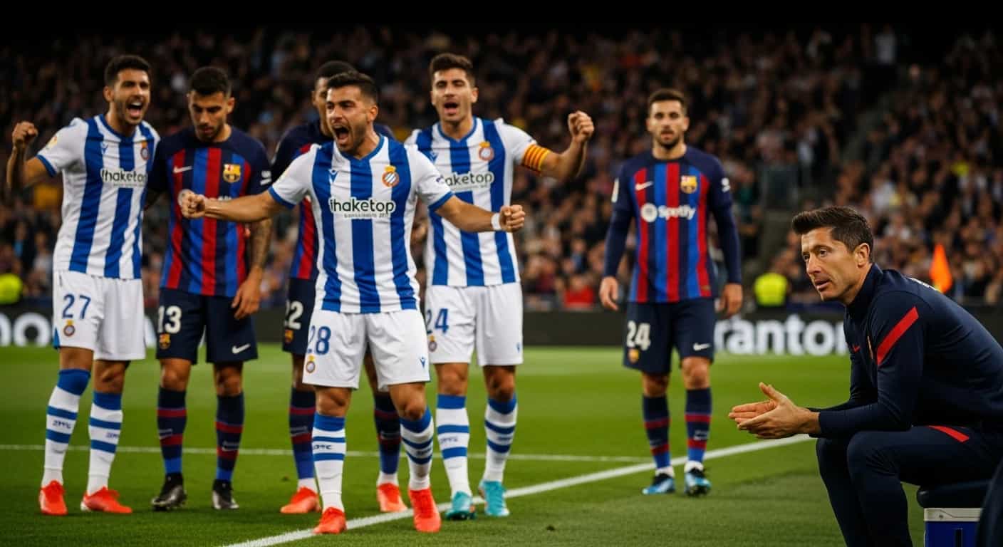 Barcelona rozpoczyna nowy rok od derbów z Espanyolem - Lewandowski na ławce rezerwowych