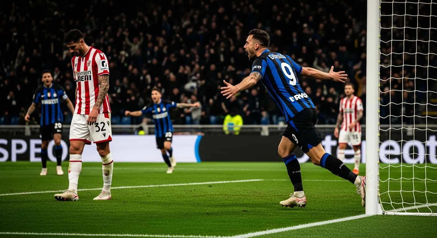 Inter pewnie wygrywa z Cremonese 2-0 w 23. kolejce Serie A