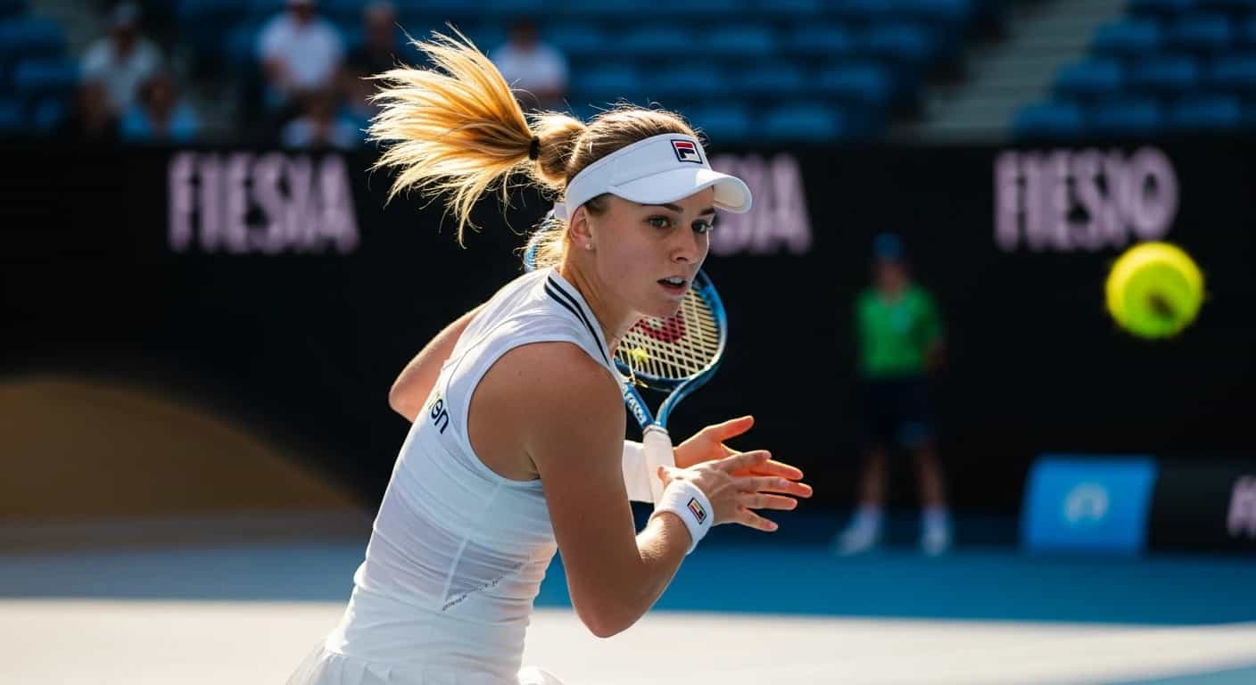 Magdalena Fręch zarobiła ponad pół miliona złotych w 63 minuty na Australian Open