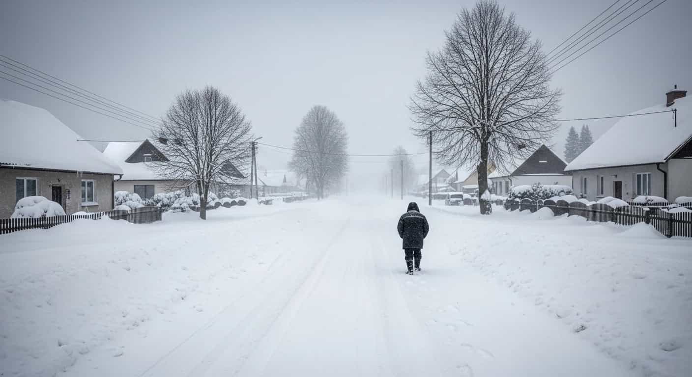 Dylewko odcięte od świata przez śnieżyce - mieszkańcy bez dostępu do lekarzy i sklepów