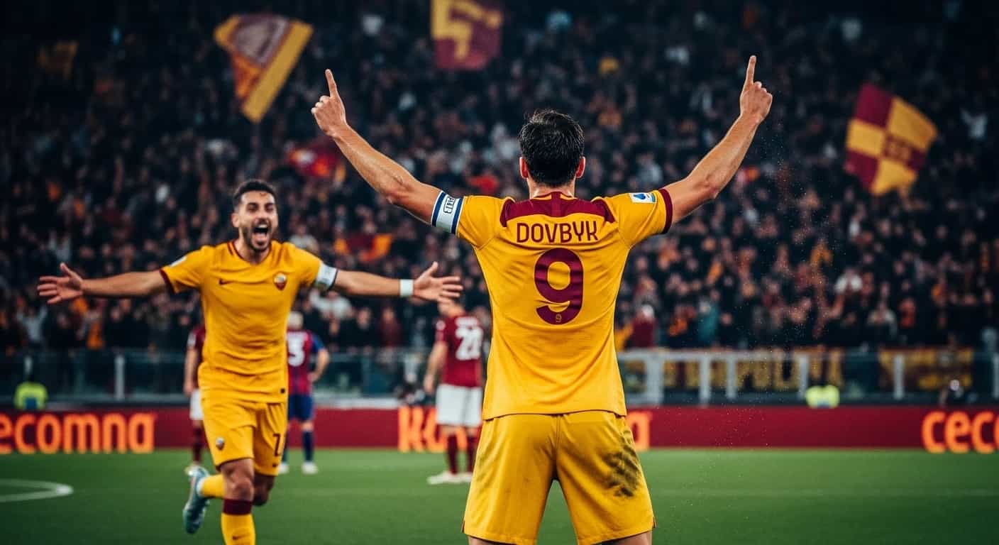 Roma pokonuje Verona 2-0 dzięki golom Dovbyka i Soulé - drużyna Gasperiniego dorównuje Napoli w tabeli