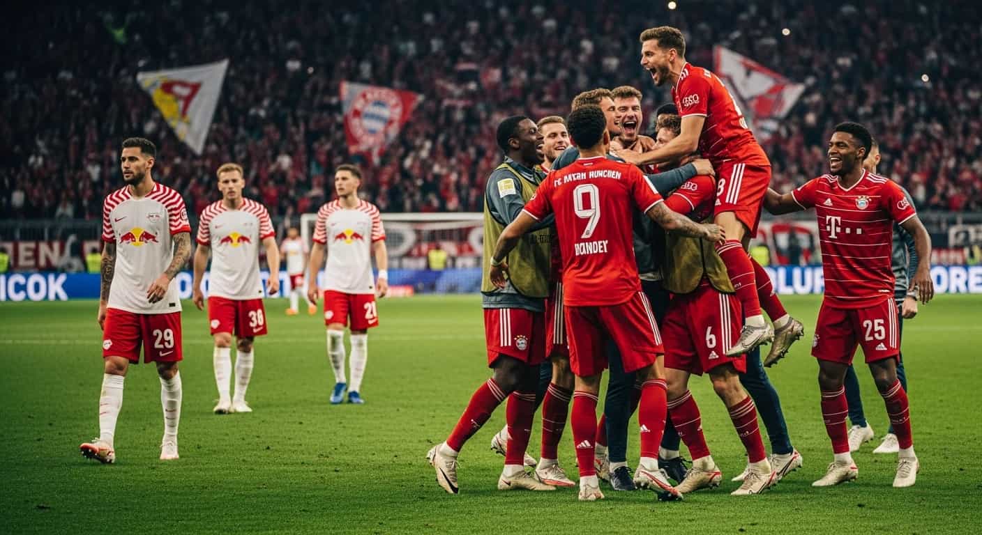 Bayern Monachium spektakularnie odrobił straty w Lipsku i wygrał 5:1