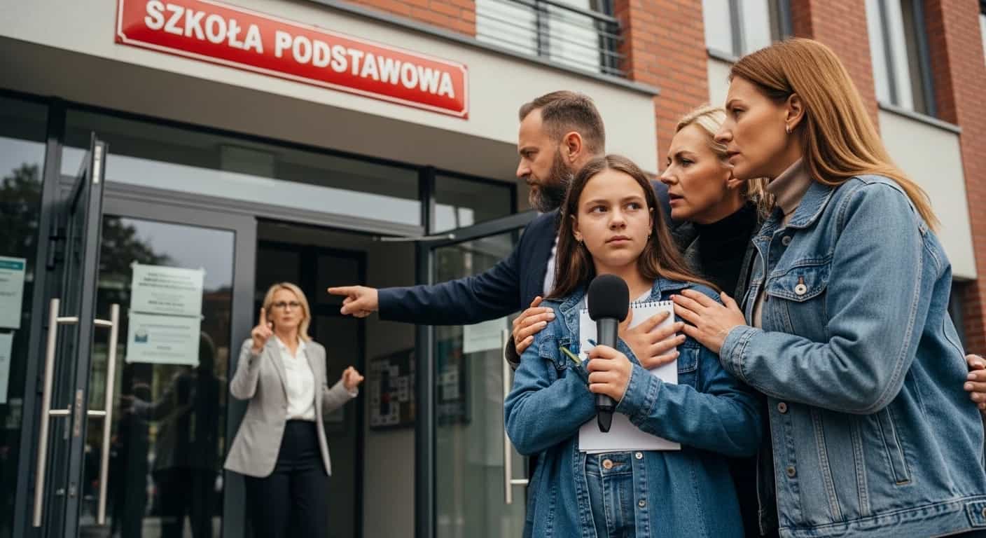 Konflikt wokół 12-letniej dziennikarki z Gdańska eskaluje - rodzice pozywają szkołę