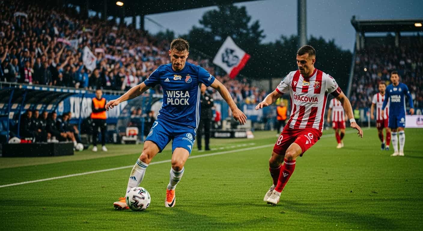 Wisła Płock podejmuje Cracovię w walce o fotel lidera Ekstraklasy