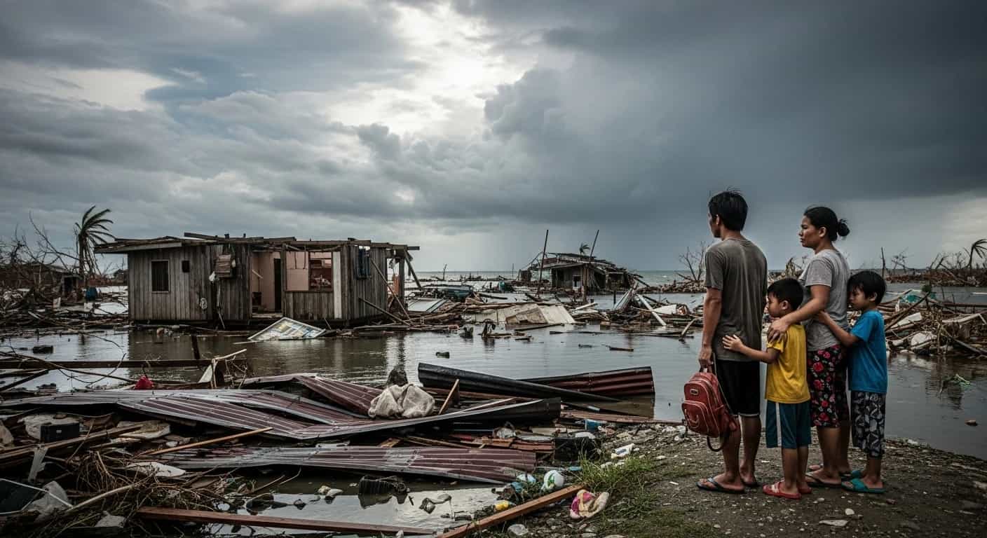 Burza tropikalna Fengshen sieje zniszczenie na Filipinach - zginęła cała rodzina, ewakuowano 50 tysięcy osób