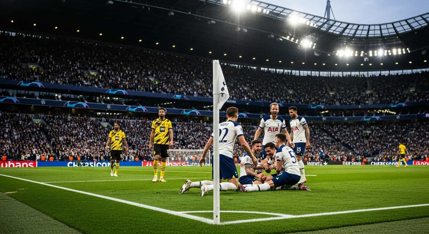 Tottenham pokonuje Borussię Dortmund w kluczowym meczu Ligi Mistrzów