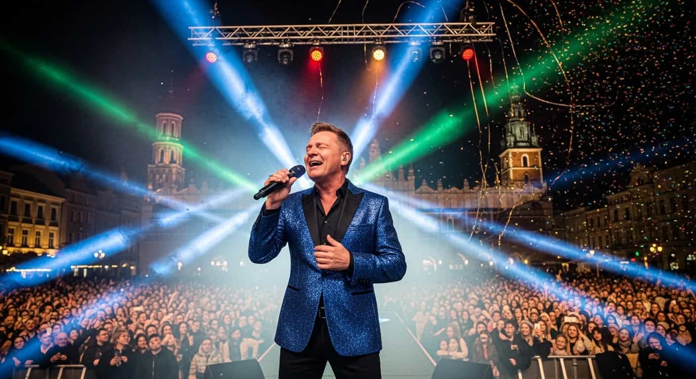 Zenek Martyniuk zachwyca publiczność na Sylwestrowej Mocy Przebojów w Toruniu