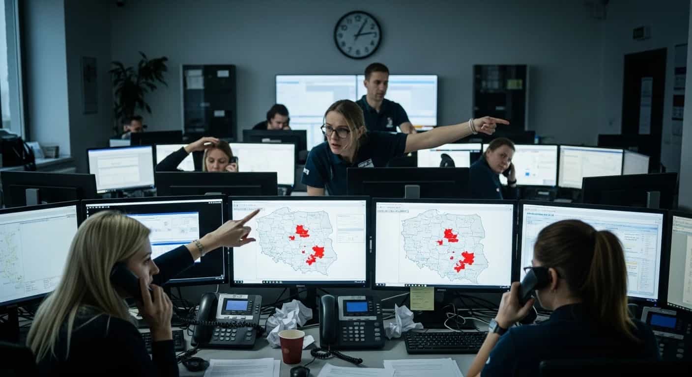 Awaria numeru alarmowego 112 sparaliżowała system ratunkowy w czterech województwach