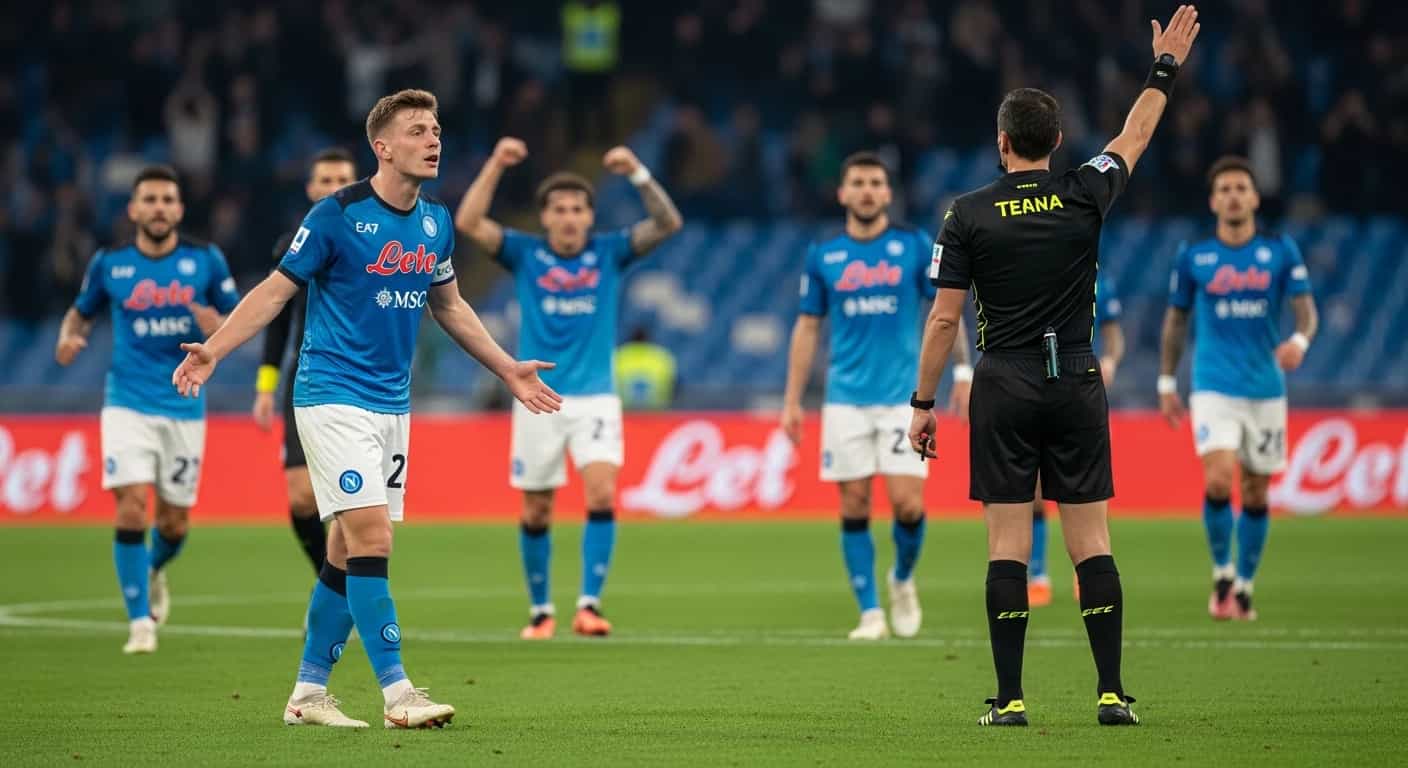 Napoli - Parma: Kontrowersyjny gol McTominaya anulowany przez VAR w meczu Serie A