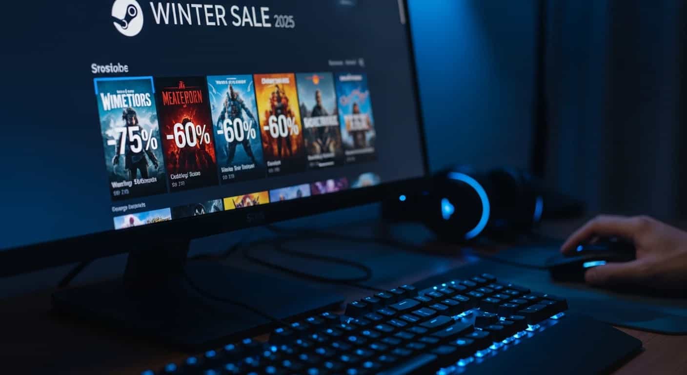 Zimowa wyprzedaż Steam 2025 wystartowała z ogromnymi zniżkami na hity roku
