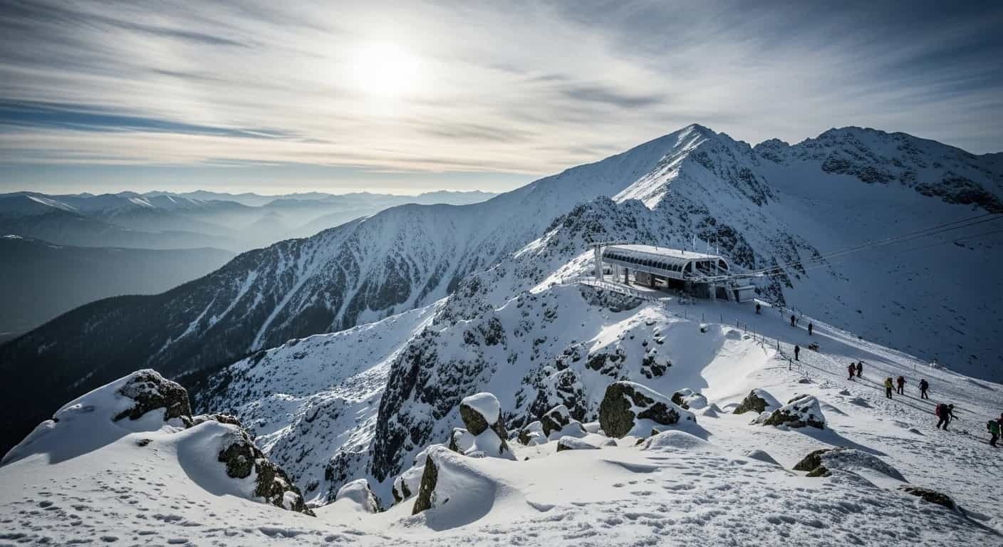 Kasprowy Wierch przykryty śniegiem - zima dotarła do polskich gór