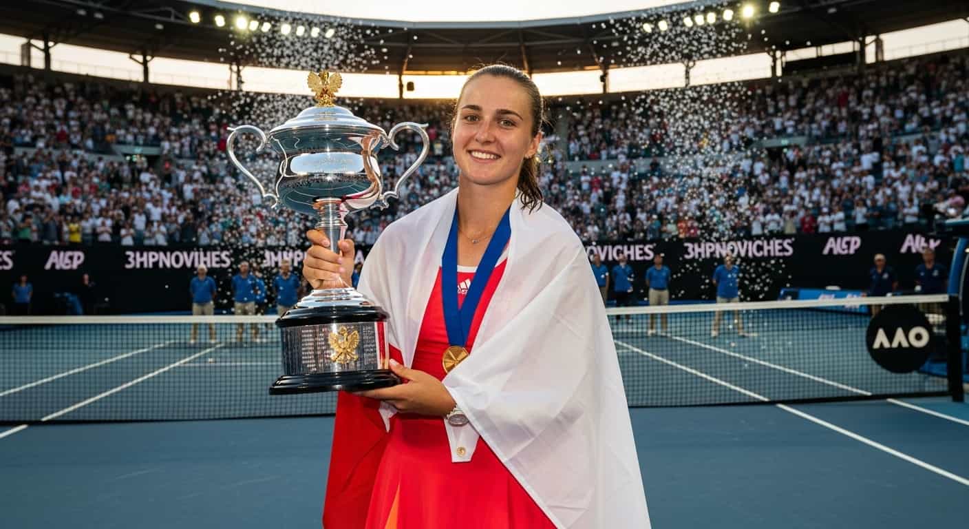 Linda Klimovicova triumfuje w Australian Open w debiucie pod polską flagą