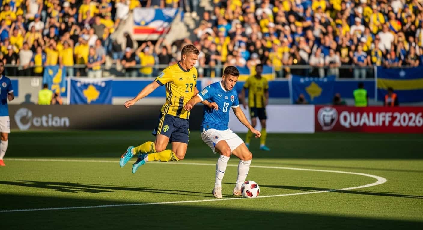 Szwecja – Kosowo w eliminacjach MŚ 2026. Kluczowy mecz w walce o awans na mundial
