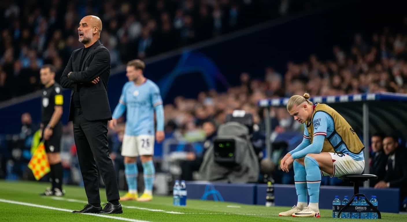 Guardiola rezygnuje z Haalanda w meczu z Bayer Leverkusen w Lidze Mistrzów