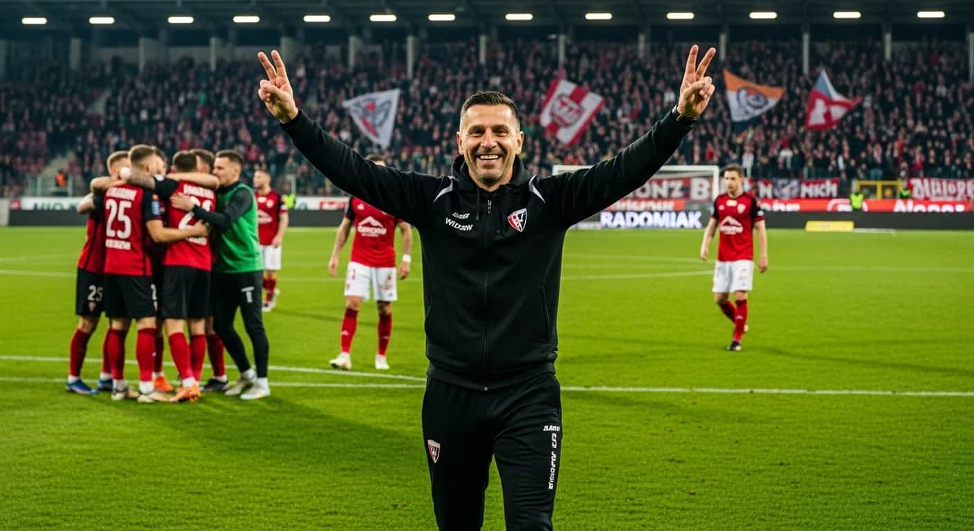 Igor Jovicević rozpoczął pracę w Widzewie zwycięstwem nad Radomiakiem