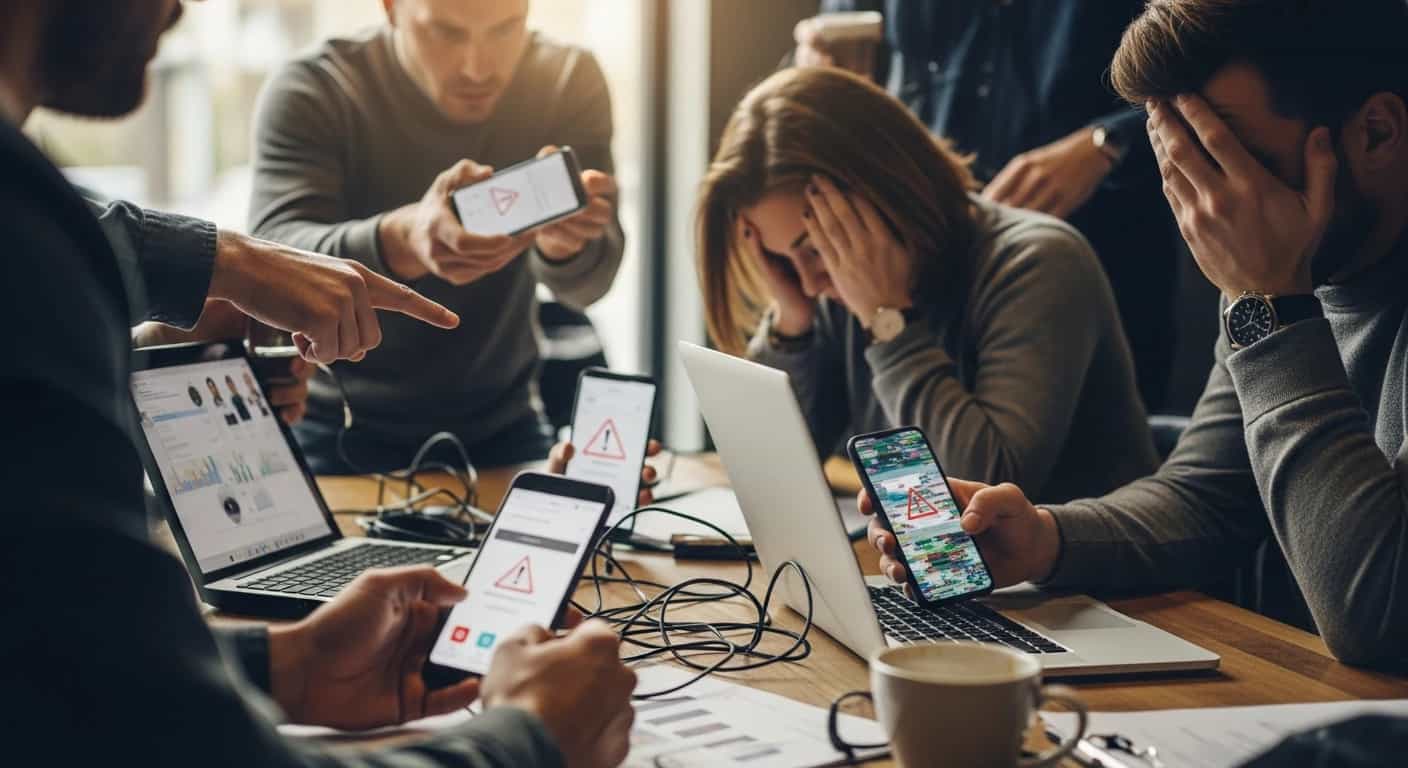 Nowa aplikacja "Gdzie się ukryć" wystartowała z problemami technicznymi