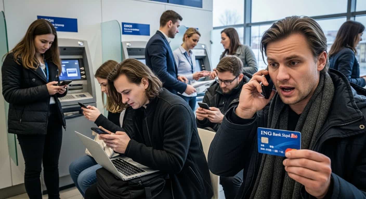 Masowa awaria bankowości internetowej w Polsce - klienci ING i innych banków bez dostępu do kont