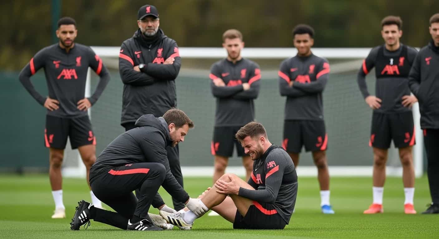 Liverpool z problemami przed meczem z Eintrachtem Frankfurt - Gravenberch kontuzjowany