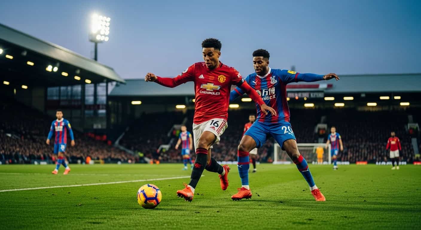 Manchester United z szansą na trzy punkty przeciwko Crystal Palace - bukmacher oferuje kurs 10.00