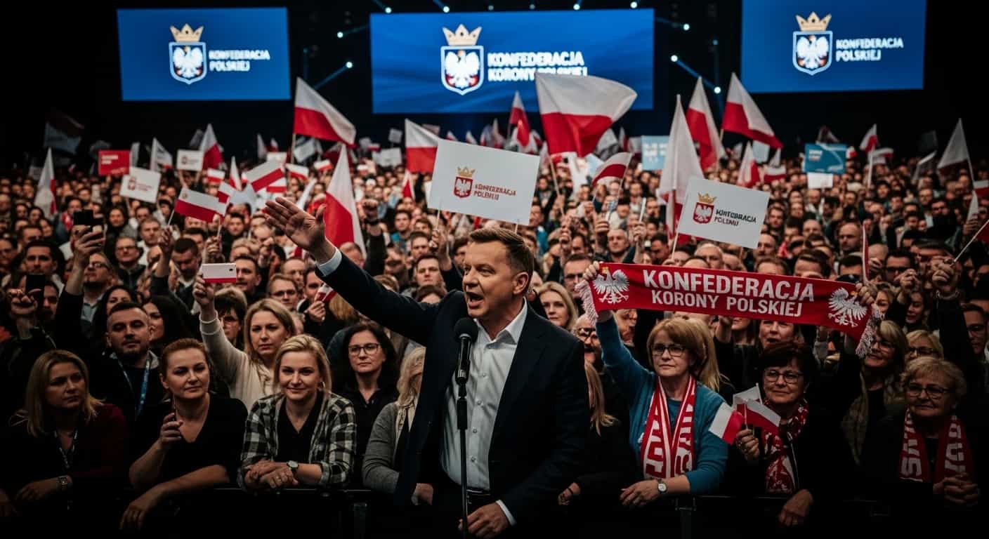 Najnowszy sondaż IBRiS: Konfederacja Korony Polskiej z największym wzrostem poparcia