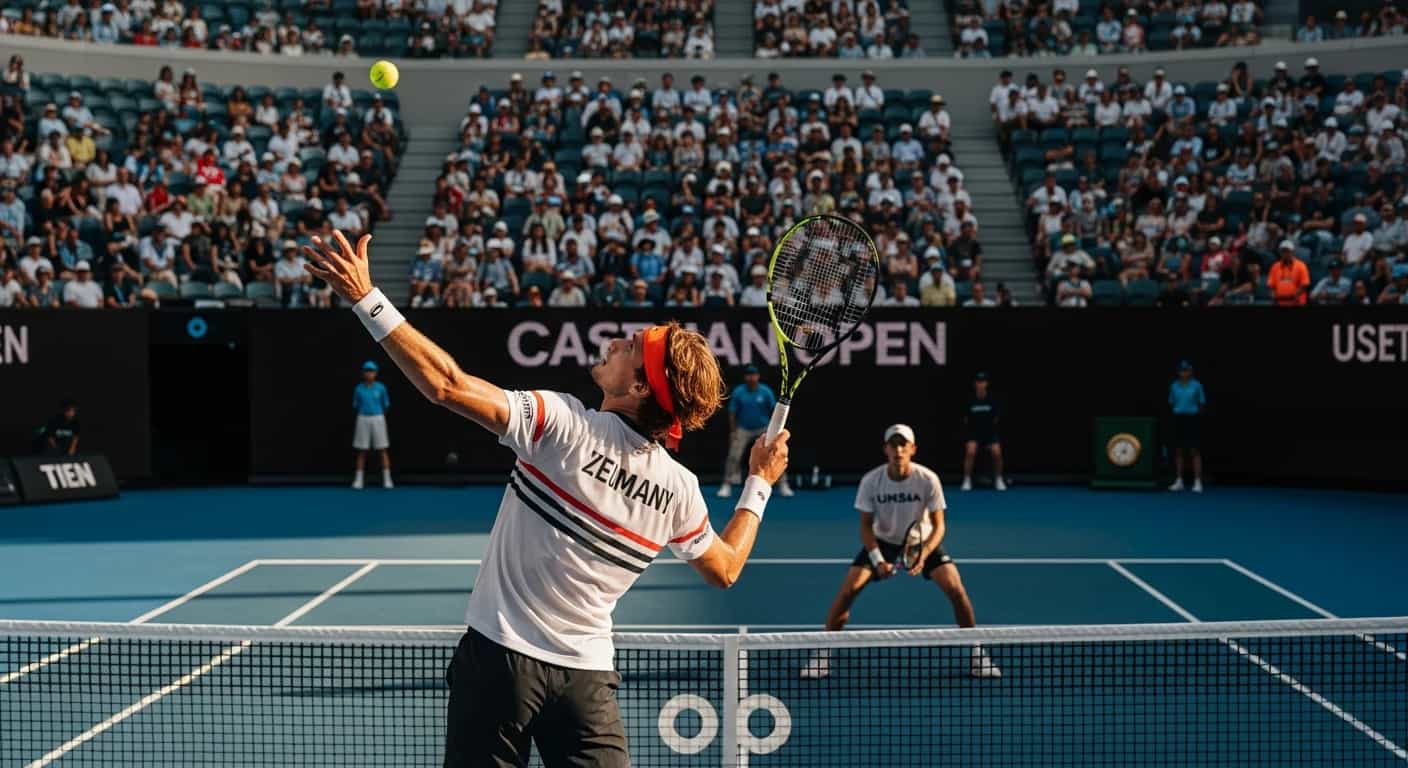 Zverev pokonuje młodego Americana Tiena i awansuje do półfinału Australian Open